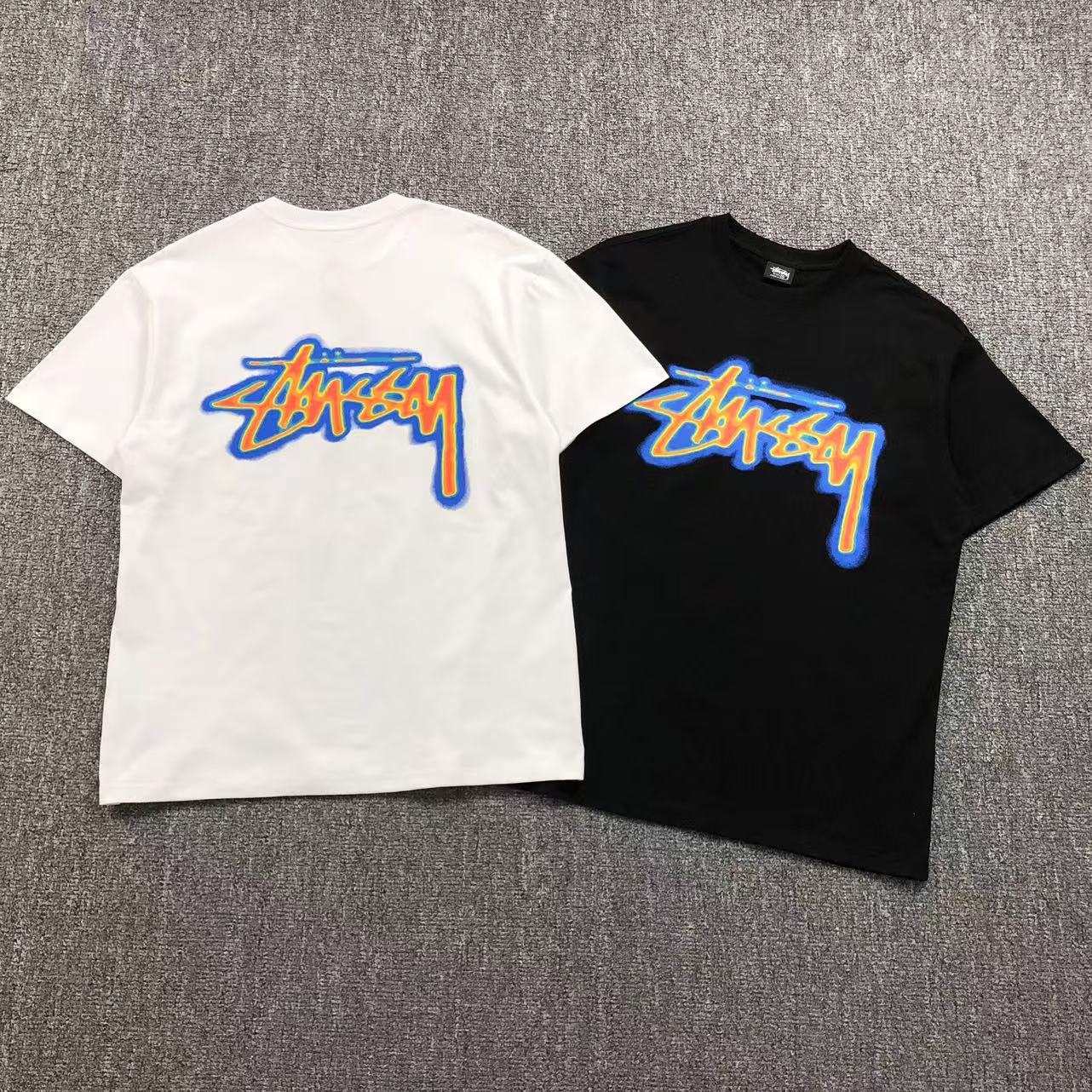 Camisa Stussy Spray Script — costa