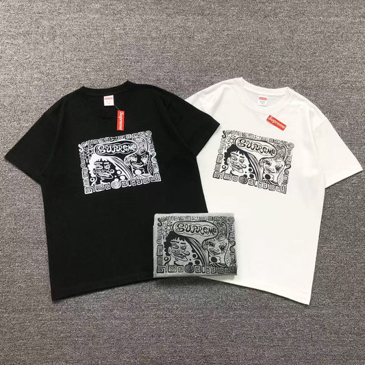 Camisa Supreme Tribal Faces — frente