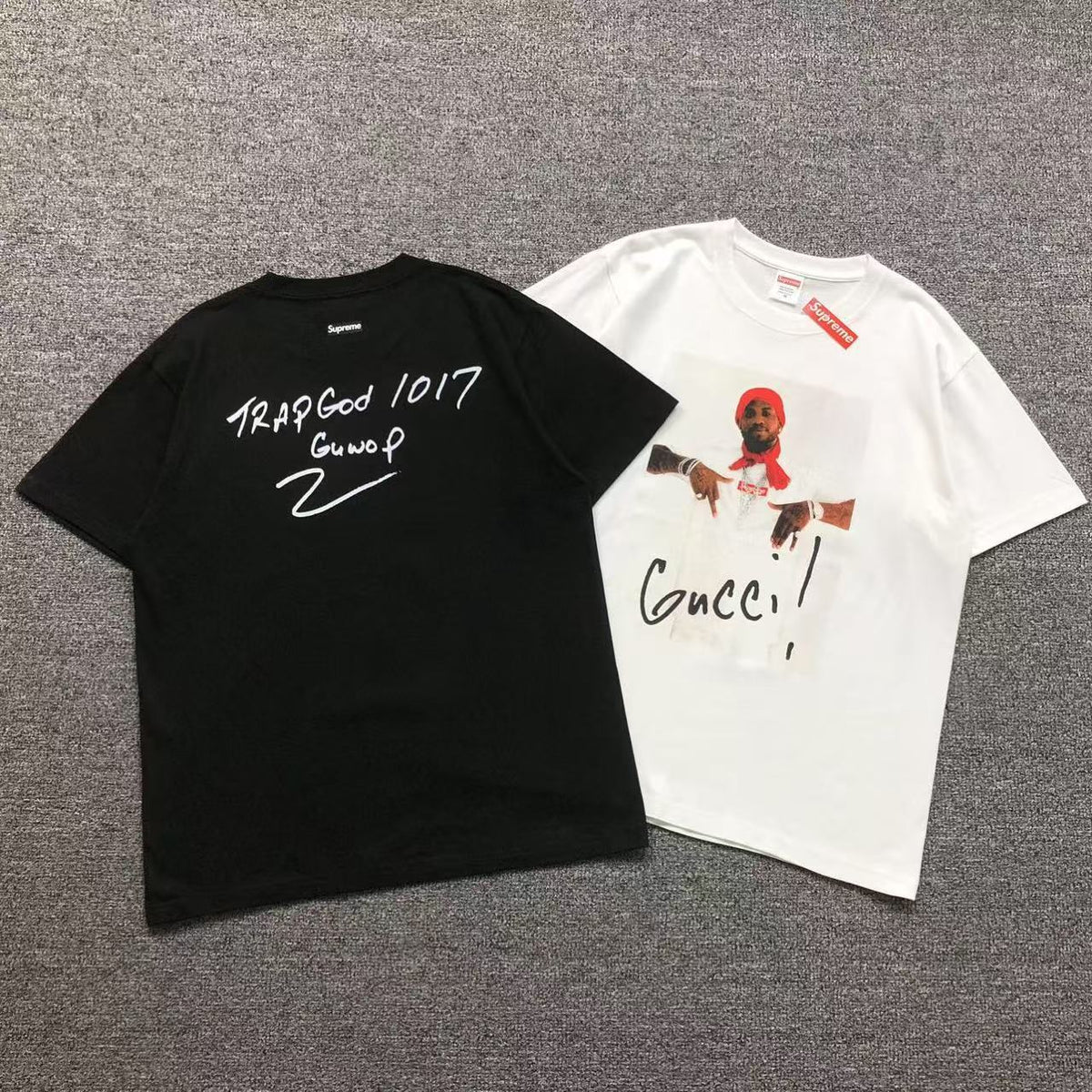 Camisa Supreme Gucci Trap God — frente