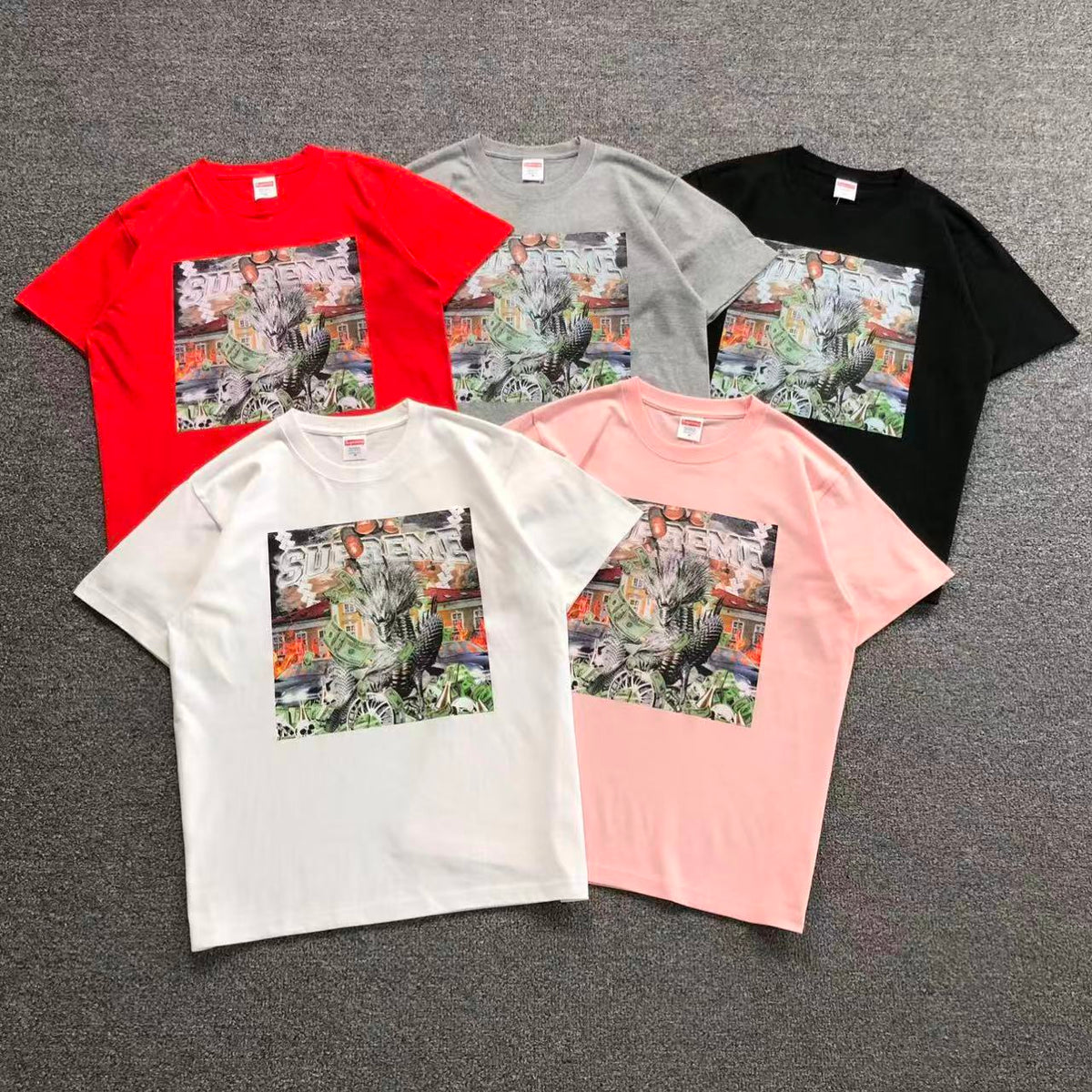 Camisa Supreme Riot Raccoon — peito