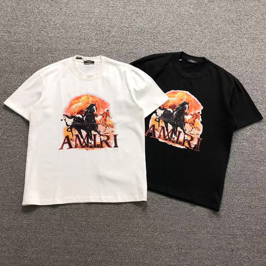 Camisa Amiri Wild Horses — frente