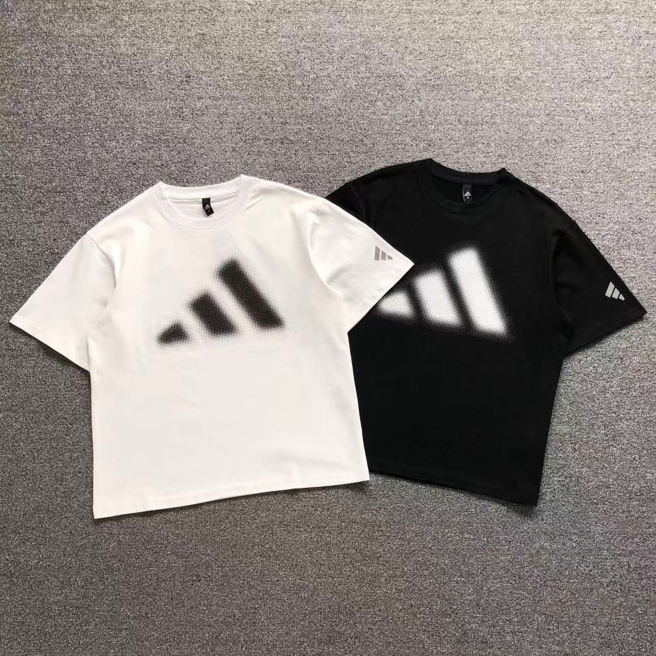 Camisa Adidas Blur Stripes — frente