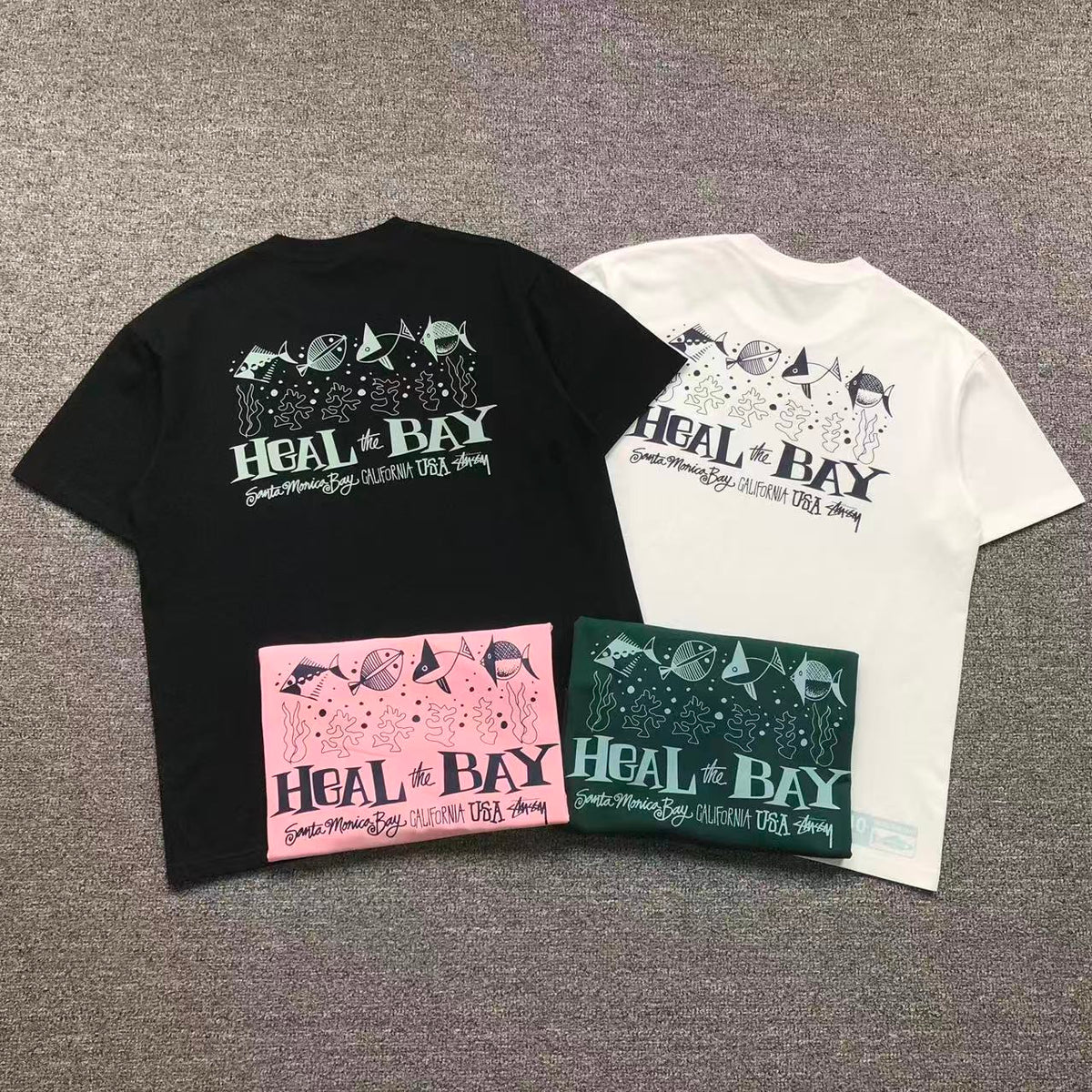 Camisa Stussy Heal The Bay — costa