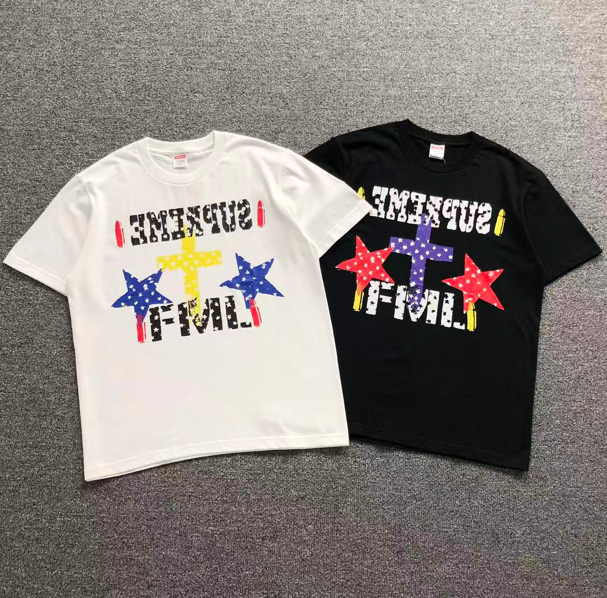 Camisa Supreme Cross Stars FML — frente
