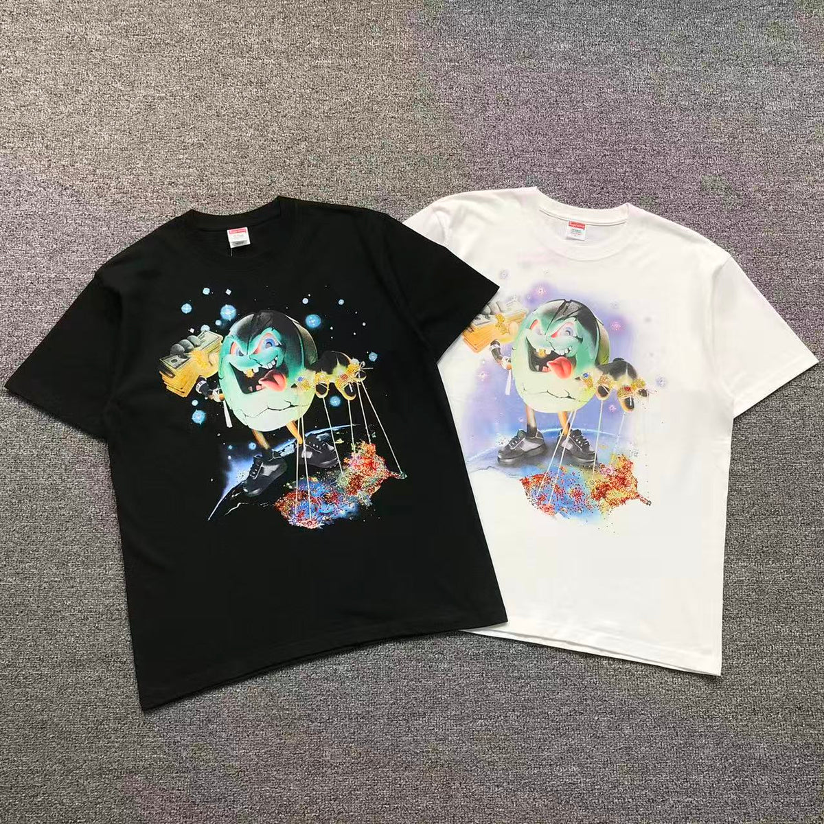 Camisa Supreme Money Moon Creature — frente