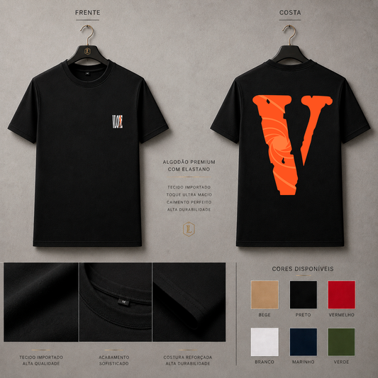 Camisa Importada Pima Vlone Laranja