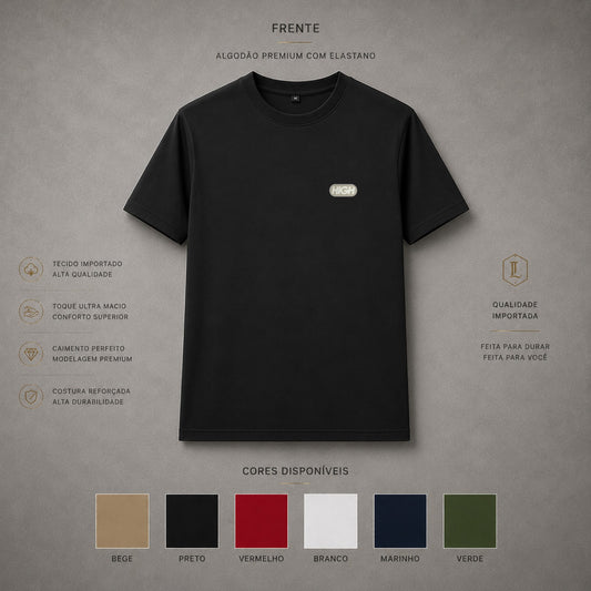 Camisa Importada Pima High Logo Bege