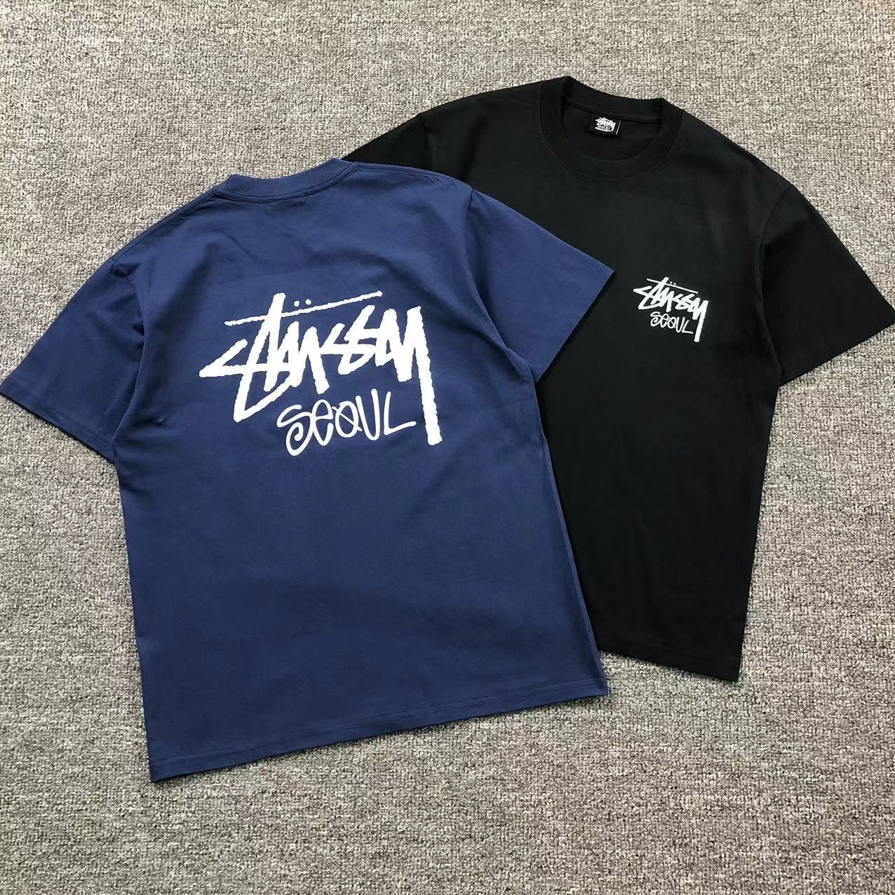 Camisa Stussy Seoul Graffiti — frente
