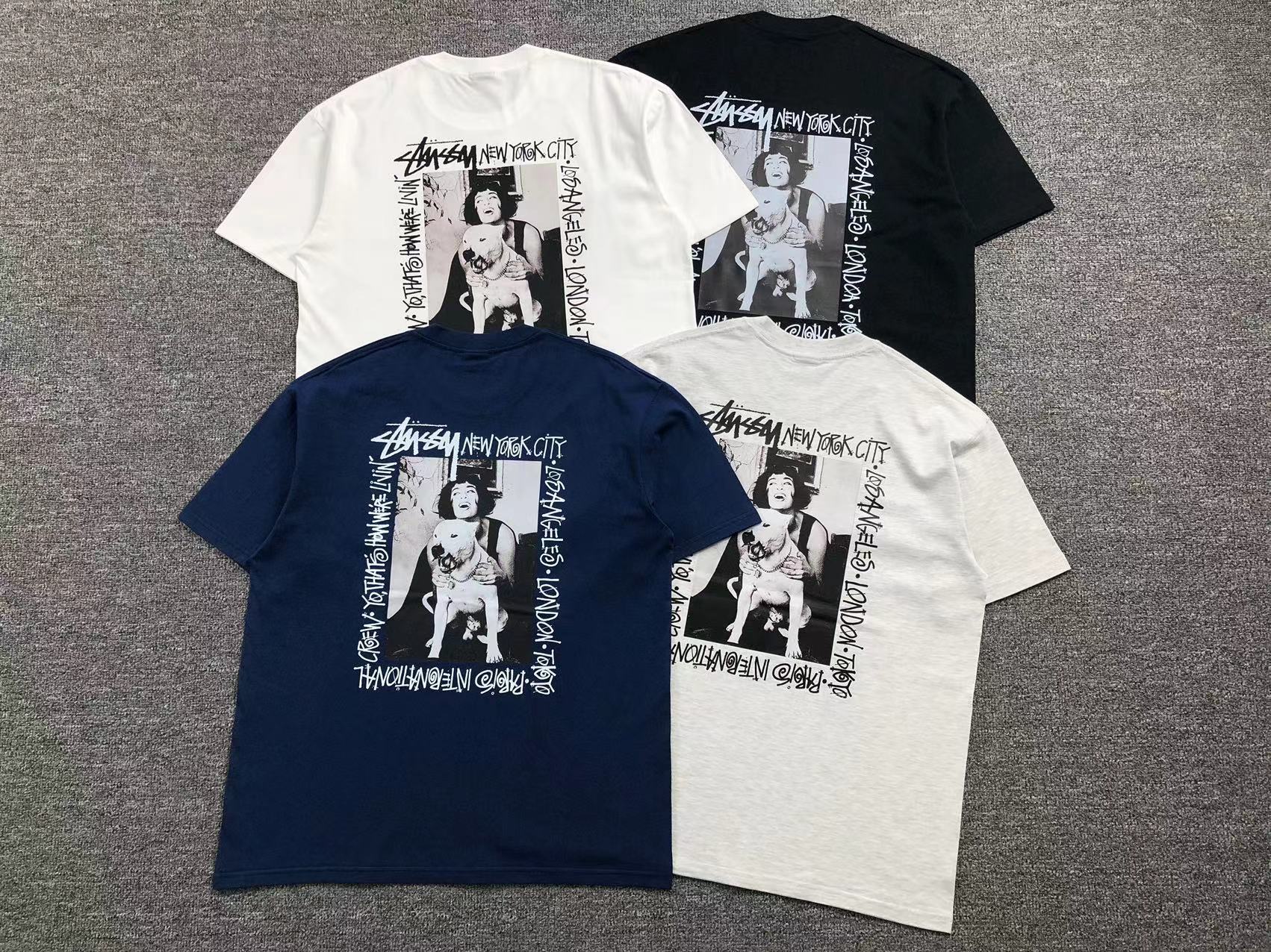 Camisa Stussy NYC International Tour — costa