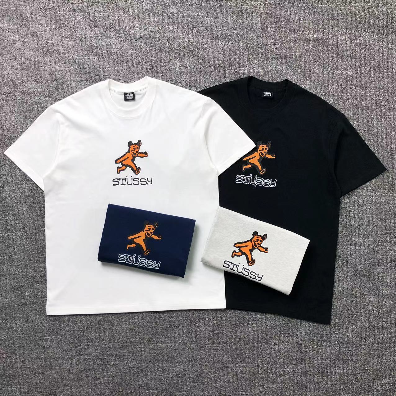 Camisa Stussy Running Bear — peito