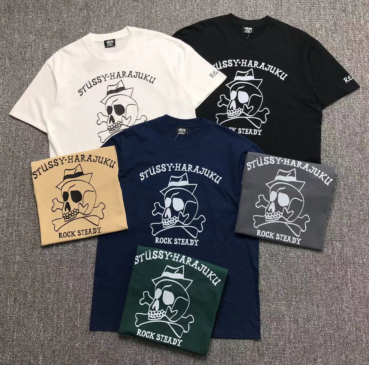 Camisa Stussy Harajuku Skull — frente