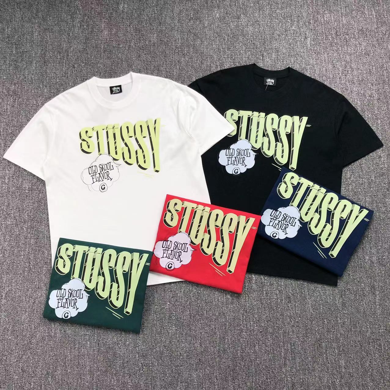Camisa Stussy Old Skool Flavor — peito