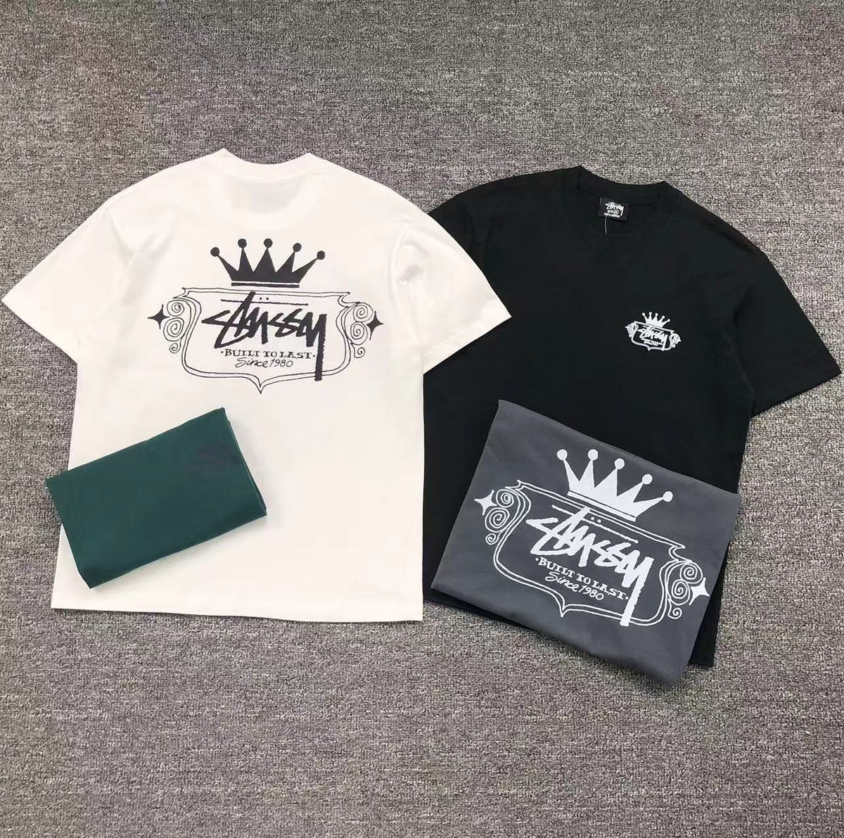 Camisa Stussy Crown Crest — frente