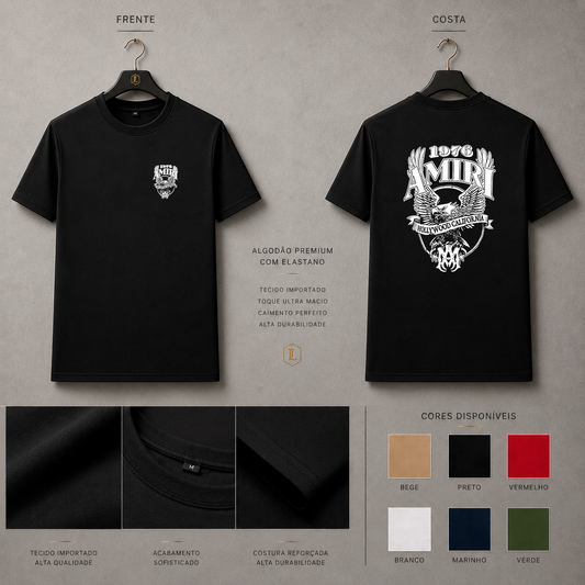 Camisa Importada Pima Amiri Aguia