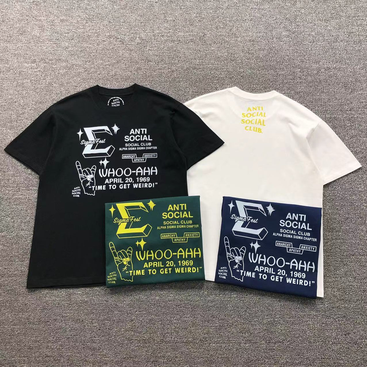 Camisa Anti Social Social Club Sigma Fest — frente