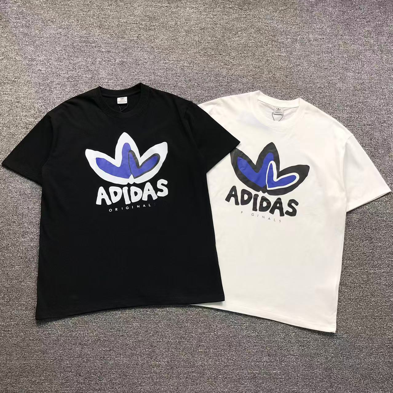 Camisa Adidas Trefoil Brush — frente