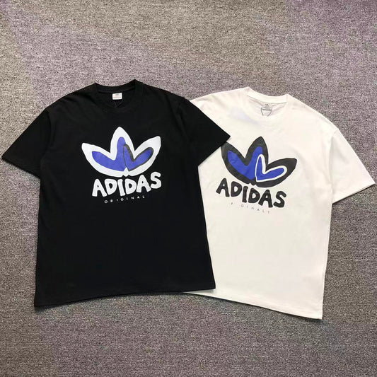 Camisa Adidas Trefoil Brush — frente