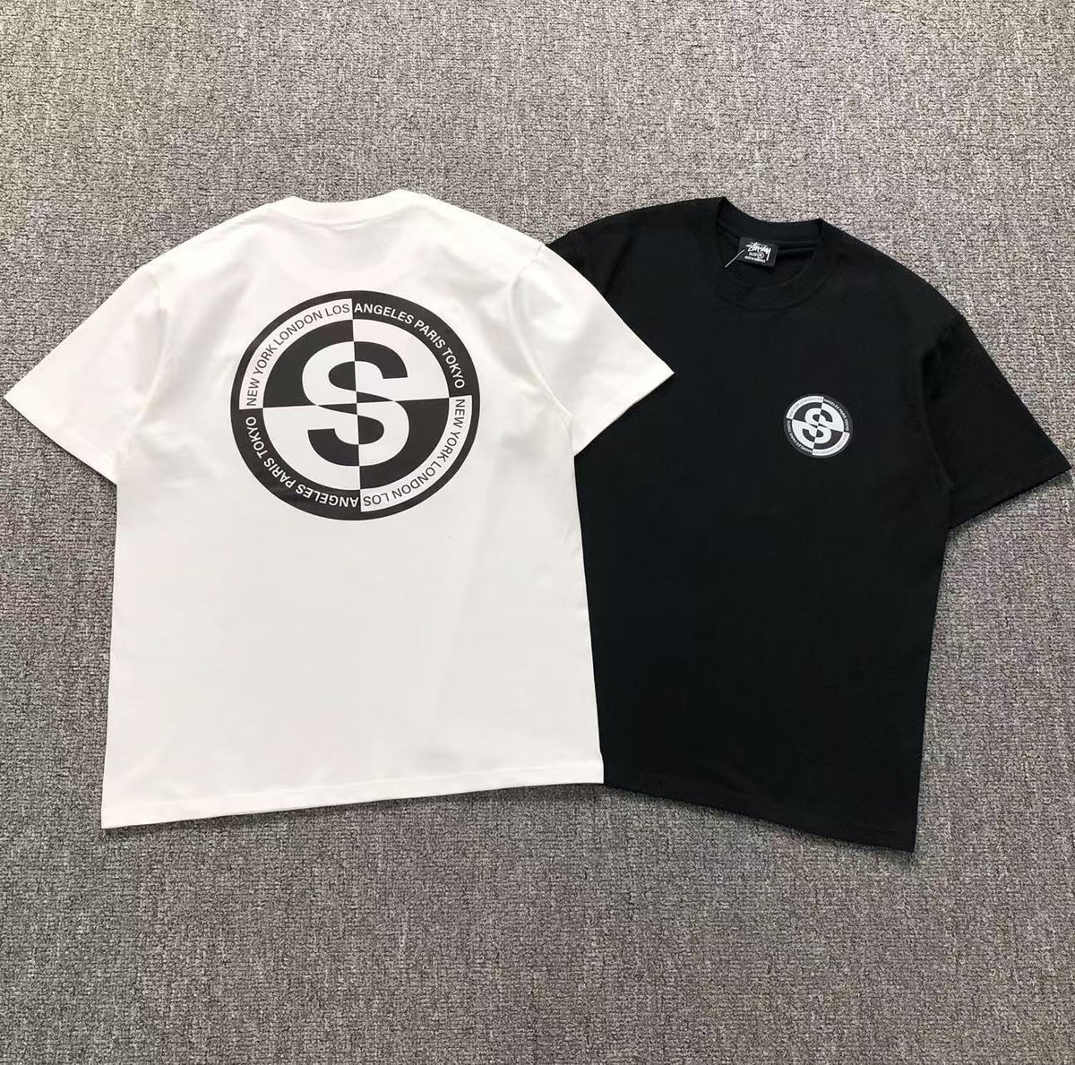 Camisa Stussy Global Circle — frente