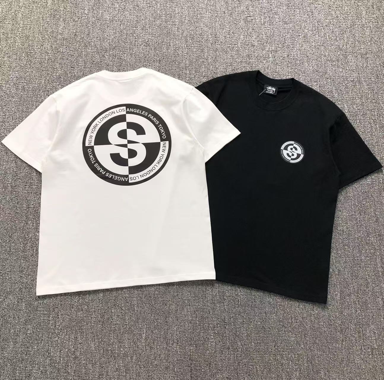Camisa Stussy Global Circle — frente