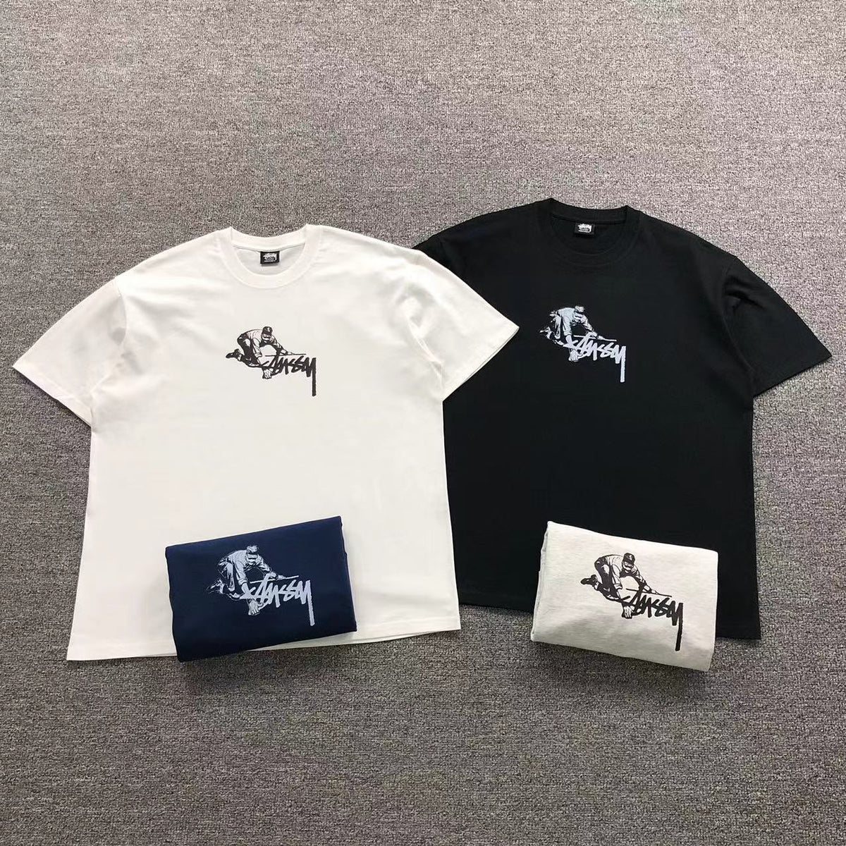Camisa Stussy Skater Tag — frente