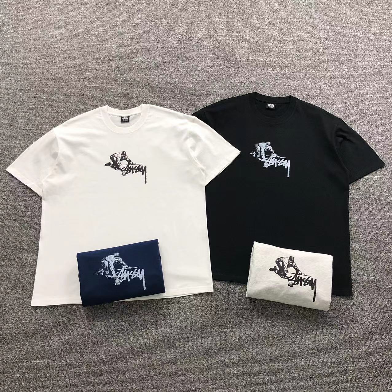 Camisa Stussy Skater Tag — frente