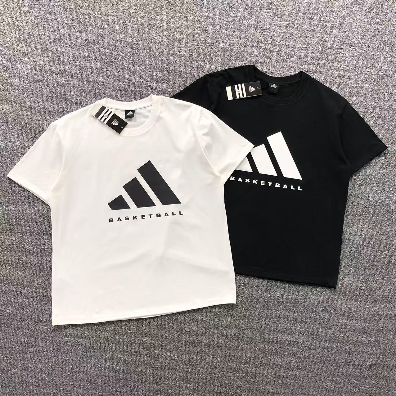 Camisa Adidas Basketball Stripes — frente