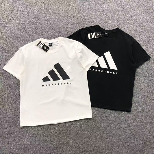 Camisa Adidas Basketball Stripes — frente