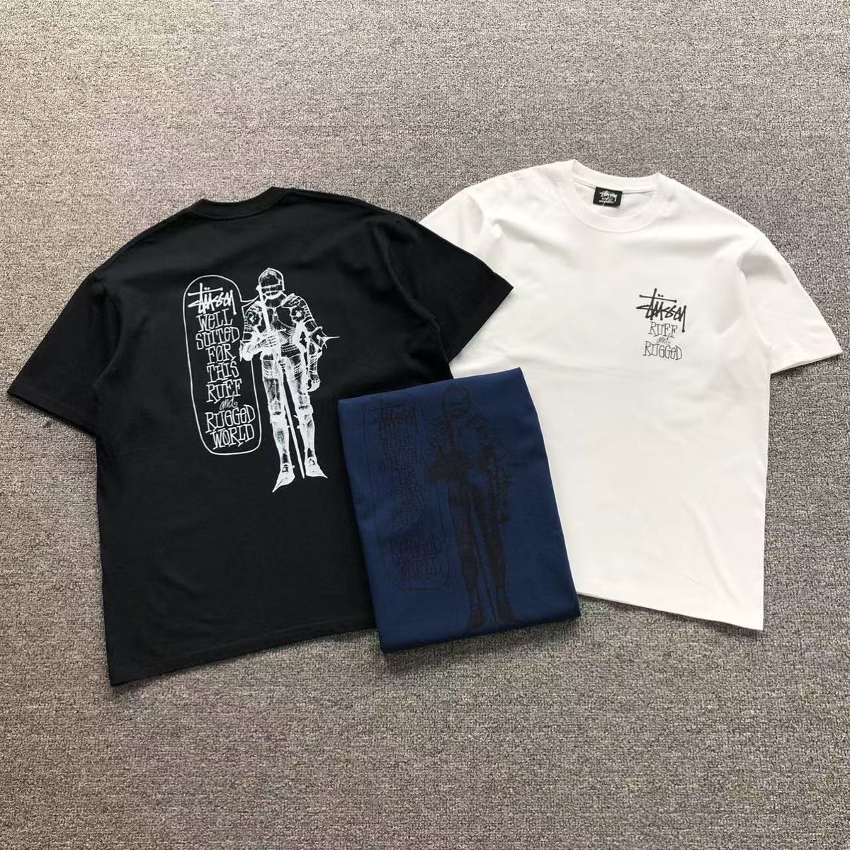 Camisa Stussy Ruff Knight — frente
