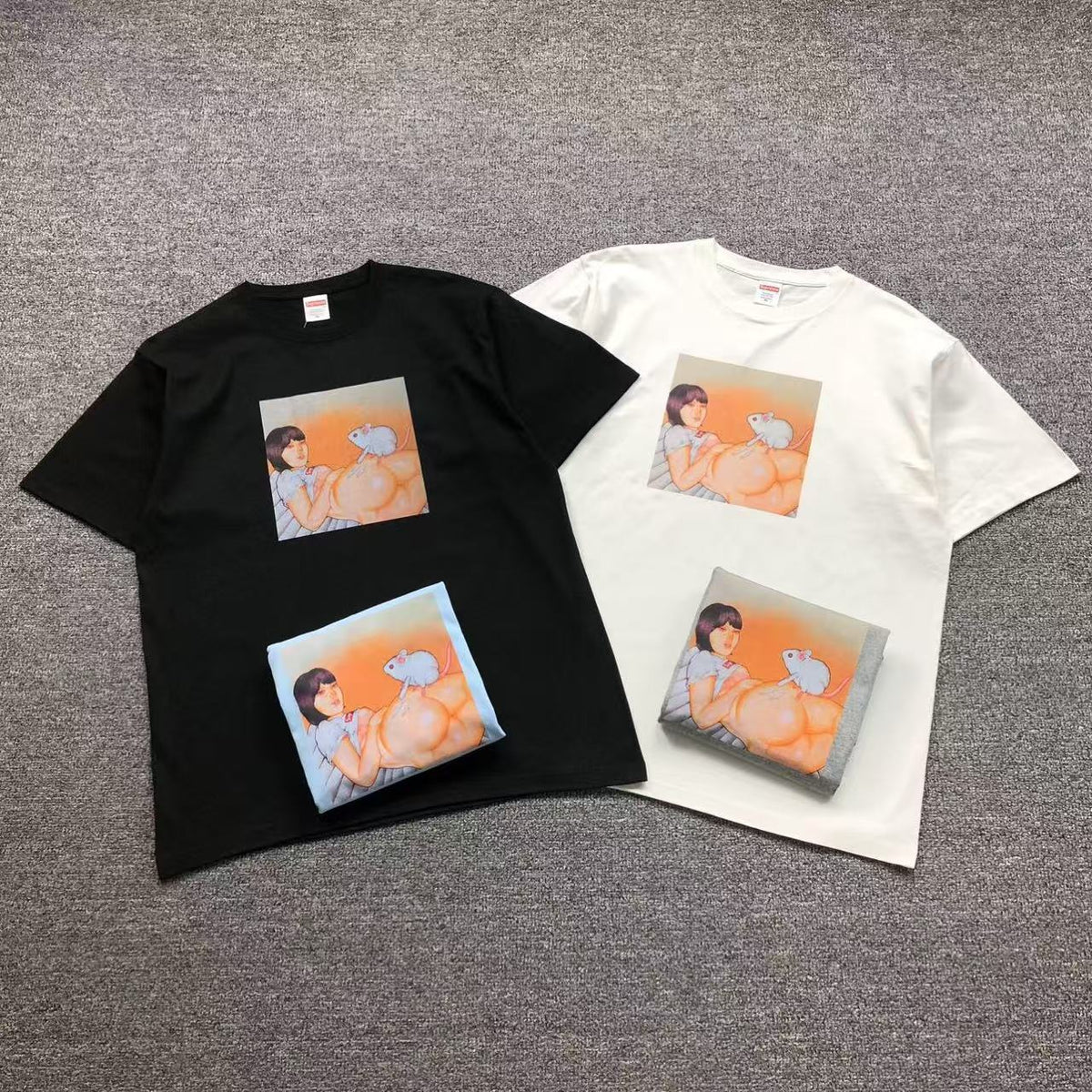 Camisa Supreme Girl and Mouse — peito