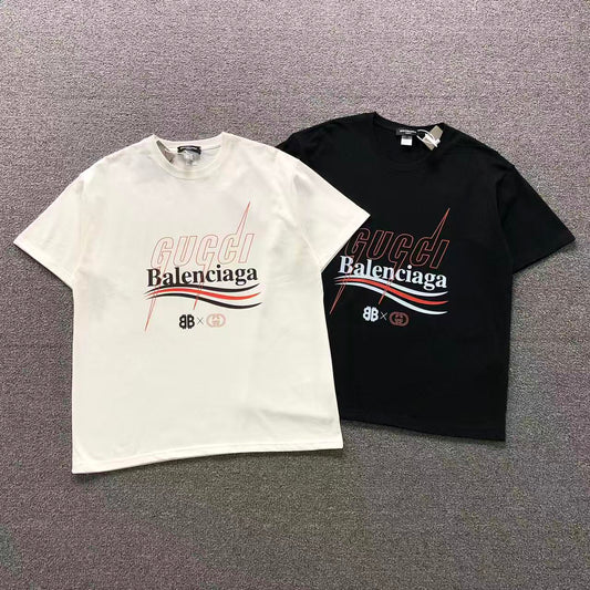 Camisa Gucci x Balenciaga Crossover Wave — frente