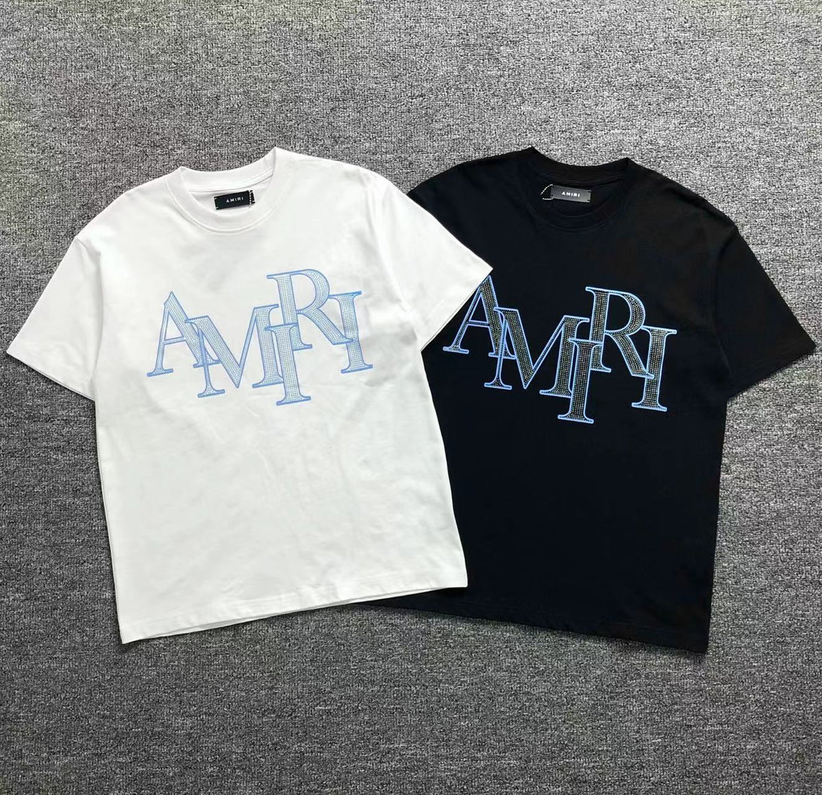 Camisa Amiri Crystal Logo — frente