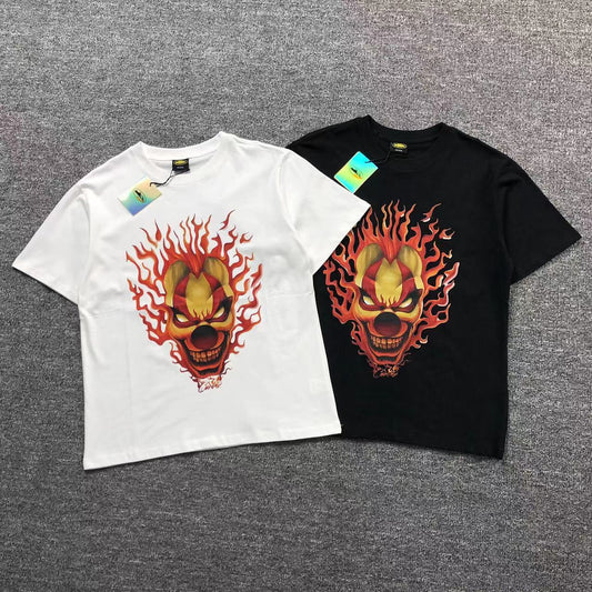 Camisa Corteiz Flame Clown — frente