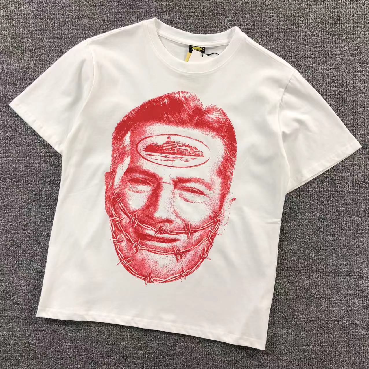 Camisa Corteiz Barbed Portrait — frente