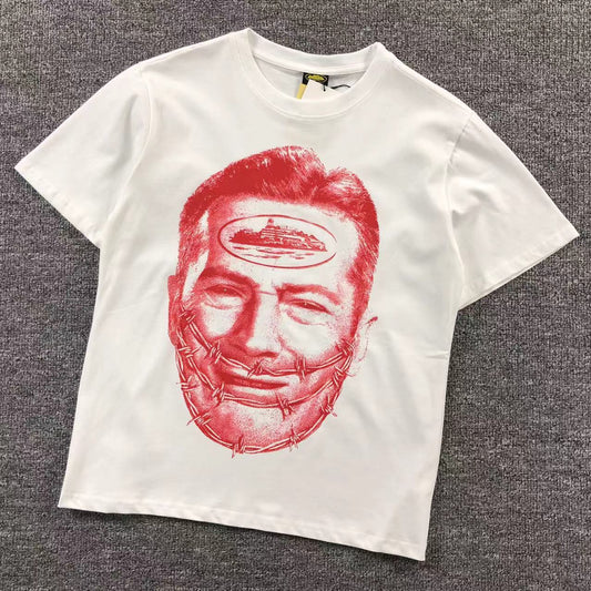 Camisa Corteiz Barbed Portrait — frente