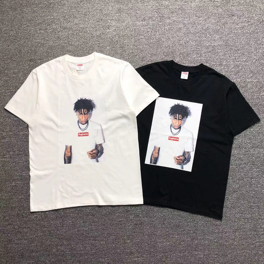 Camisa Supreme Portrait Chains — frente