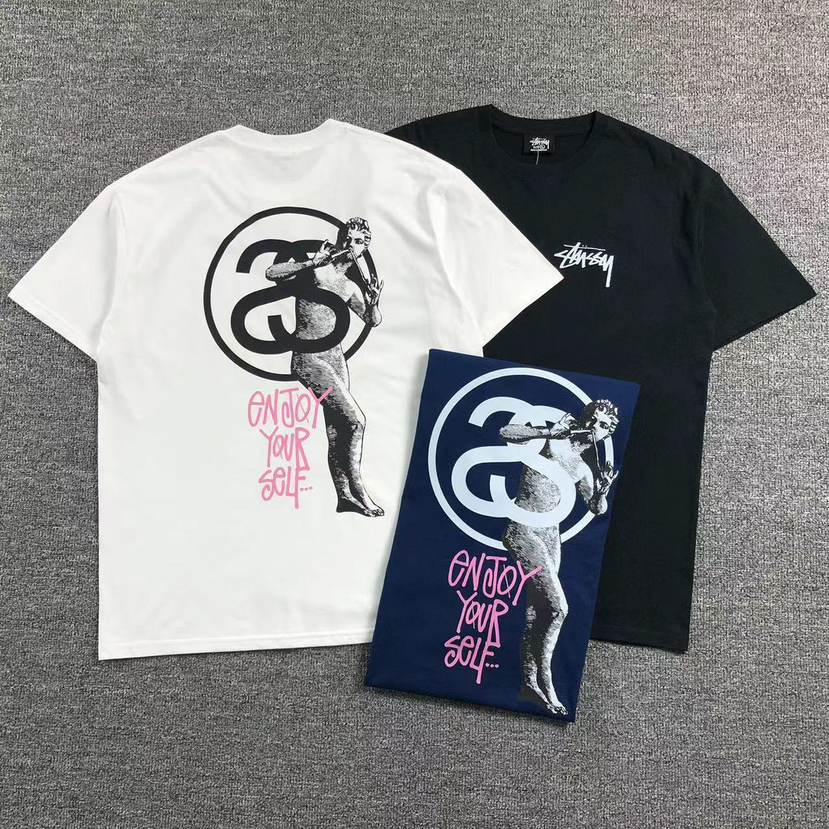 Camisa Stussy Enjoy Yourself — frente