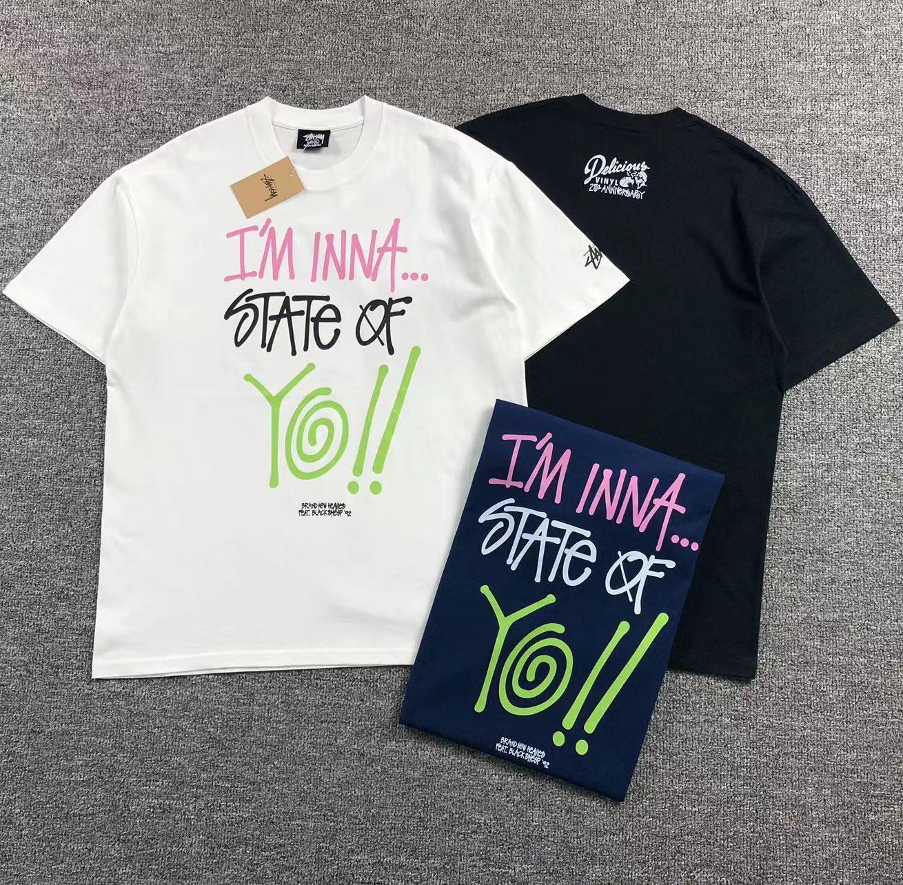 Camisa Stussy Inna State — frente