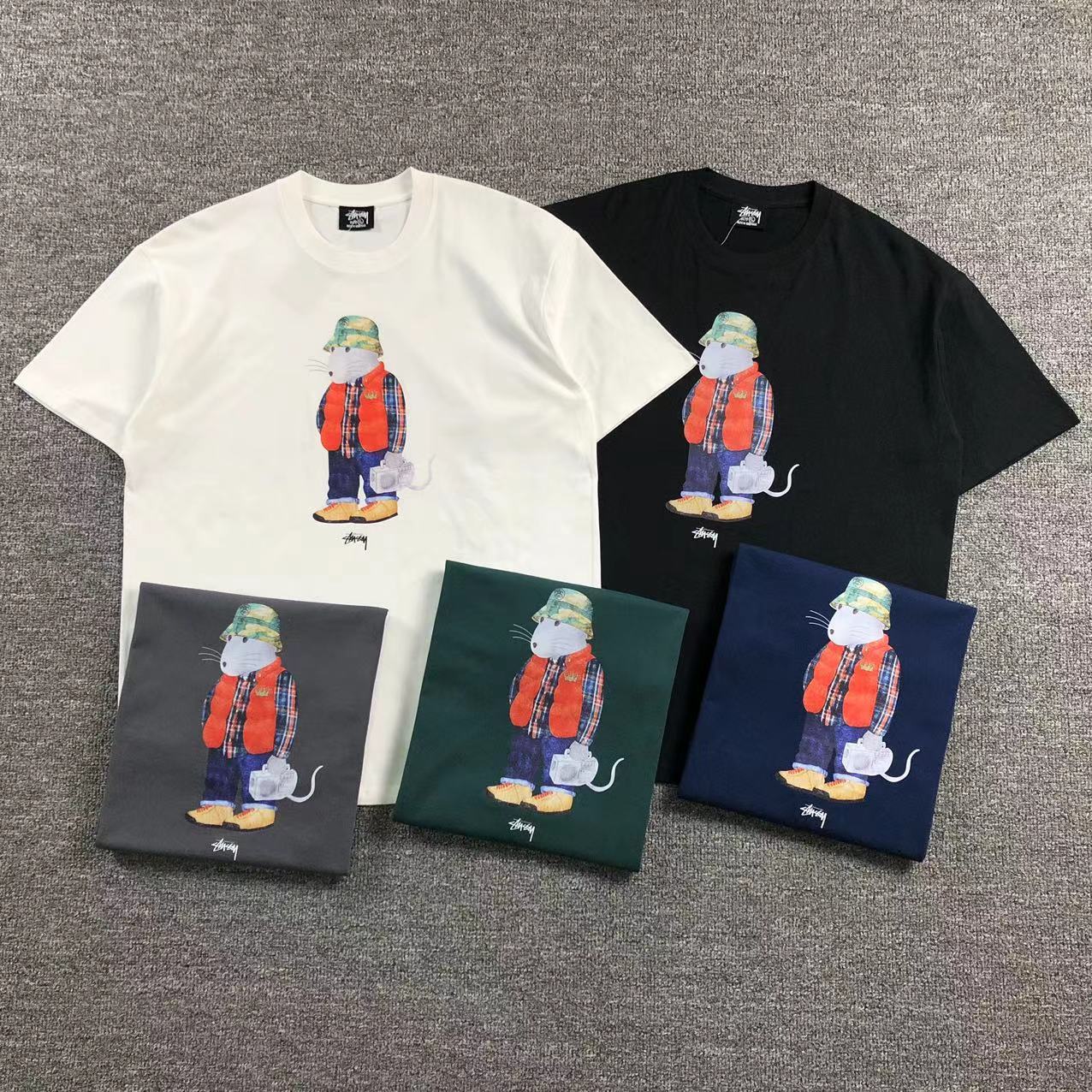 Camisa Stussy Rat Explorer — frente