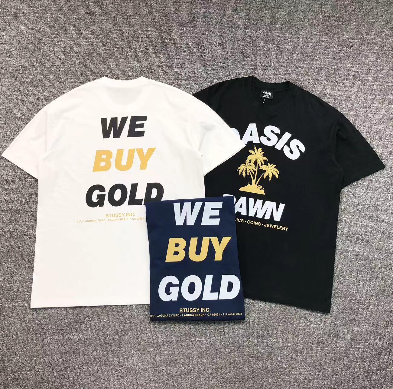Camisa Stussy We Buy Gold — costa