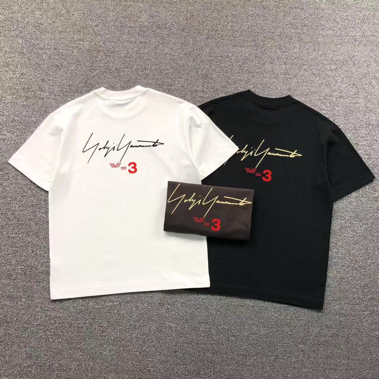 Camisa Y-3 Signature Y3 Assinatura Manuscrita — costa