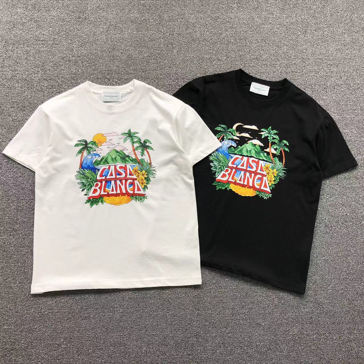 Camisa Casa Blanca Tropical Island — frente