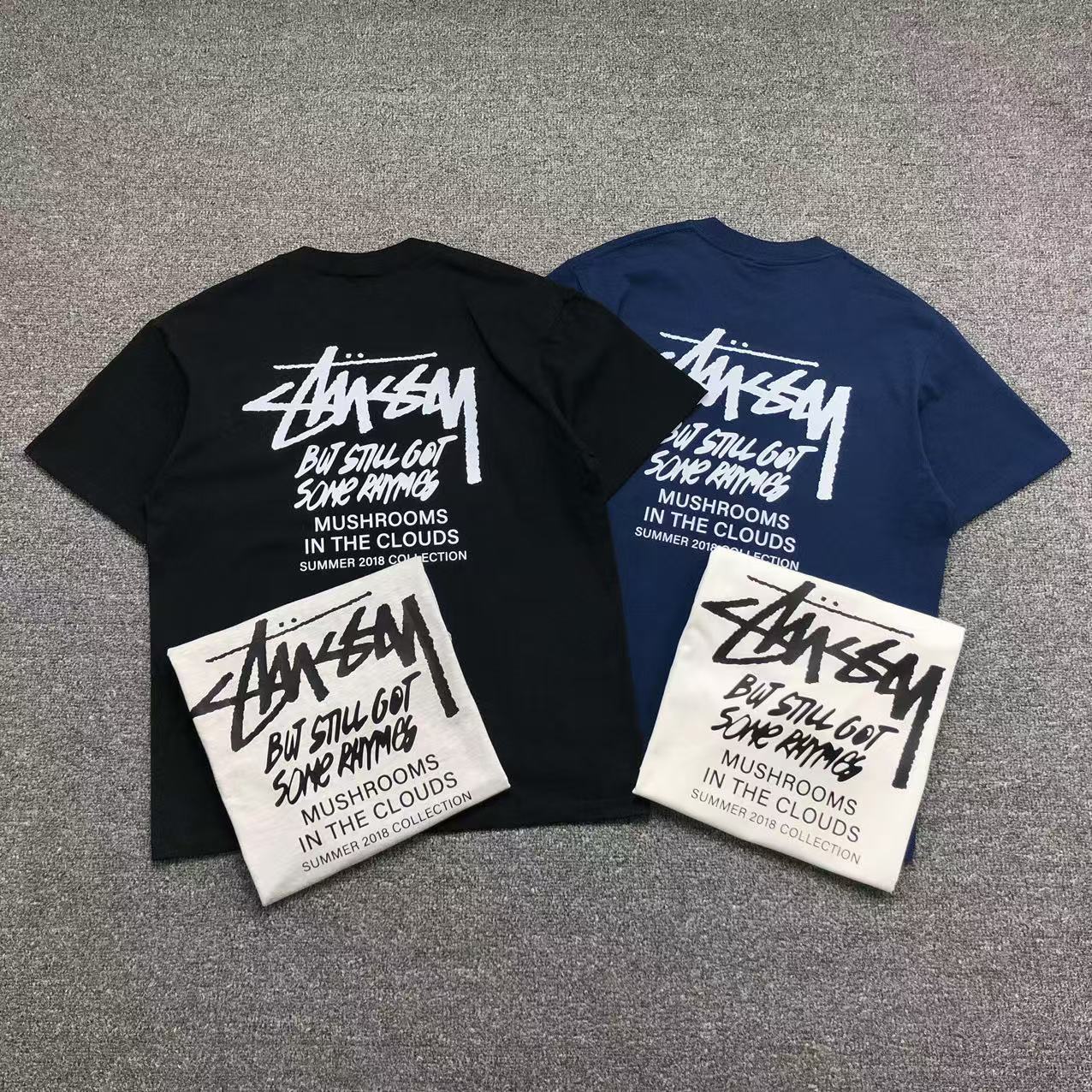 Camisa Stussy Mushrooms Clouds — costa