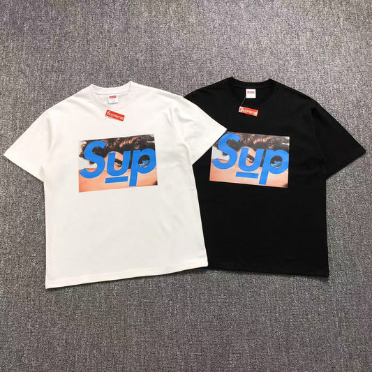 Camisa Supreme Eyes Box Logo — frente