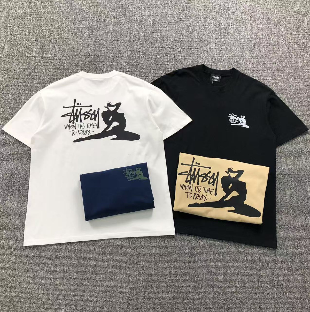 Camisa Stussy Relax Dancer — frente