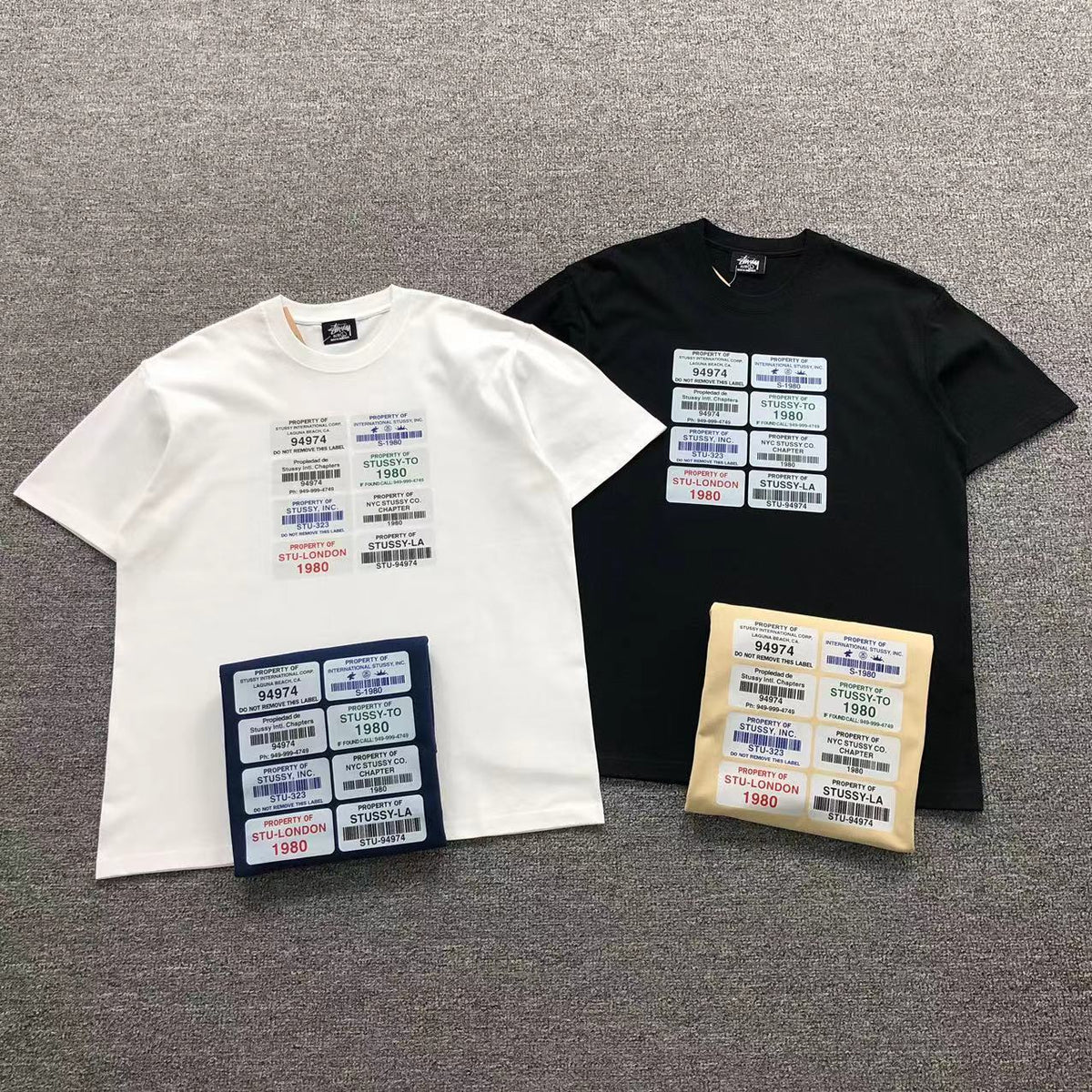 Camisa Stussy Label Patch — frente