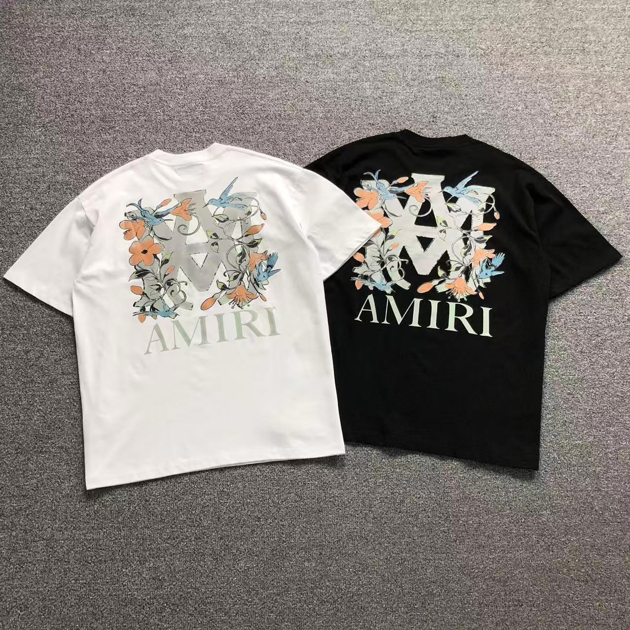 Camisa Amiri Floral Birds — costa