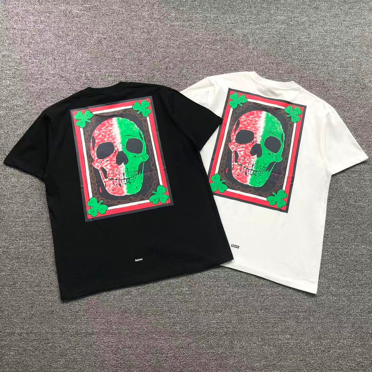 Camisa Supreme Clover Skull — costa