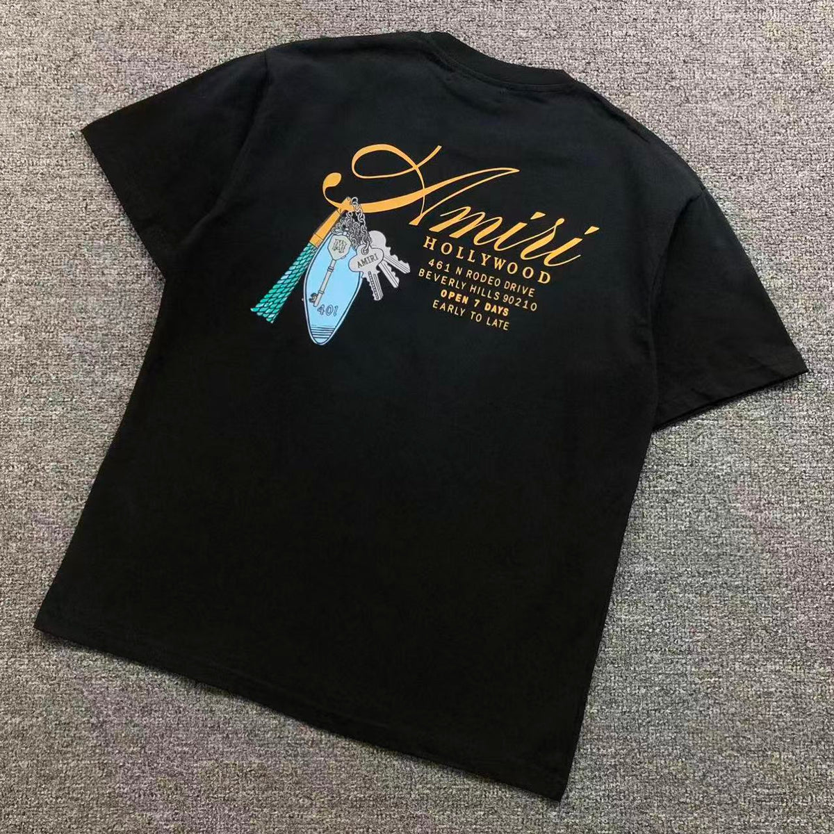 Camisa Amiri Hollywood Key Tag — costa