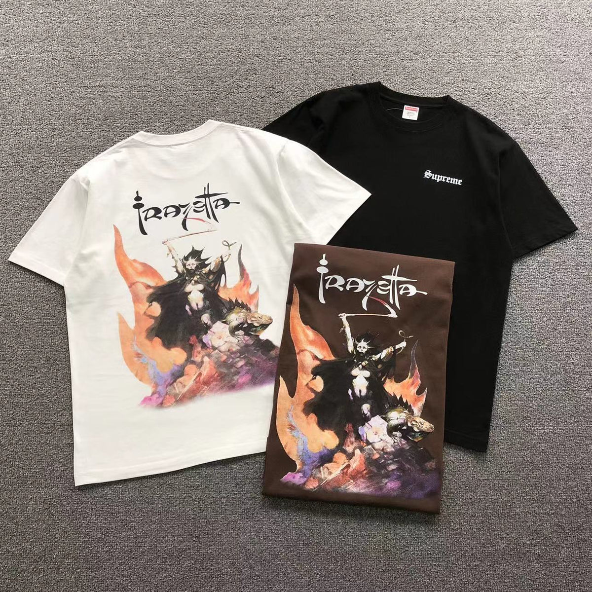 Camisa Supreme Frazetta Death Dealer — frente
