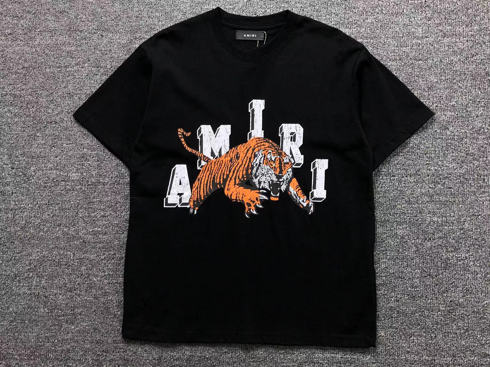 Camisa Amiri Tiger Attack — frente